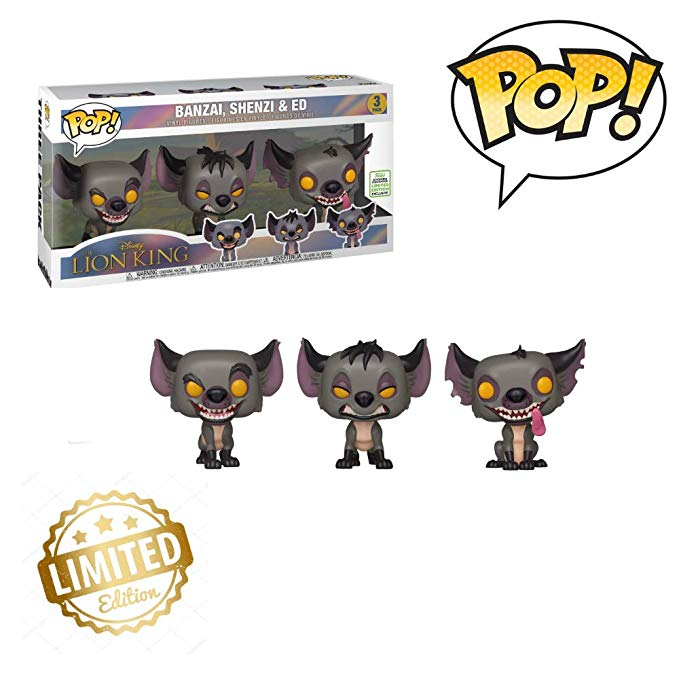 Hyenas 3 PACK Banzai Shenzi Ed The Lion King Special