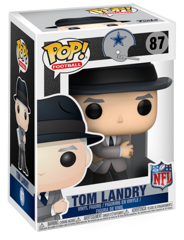 Tom Landry (Dallas Cowboys) Funko Pop #87 – The Toy Box