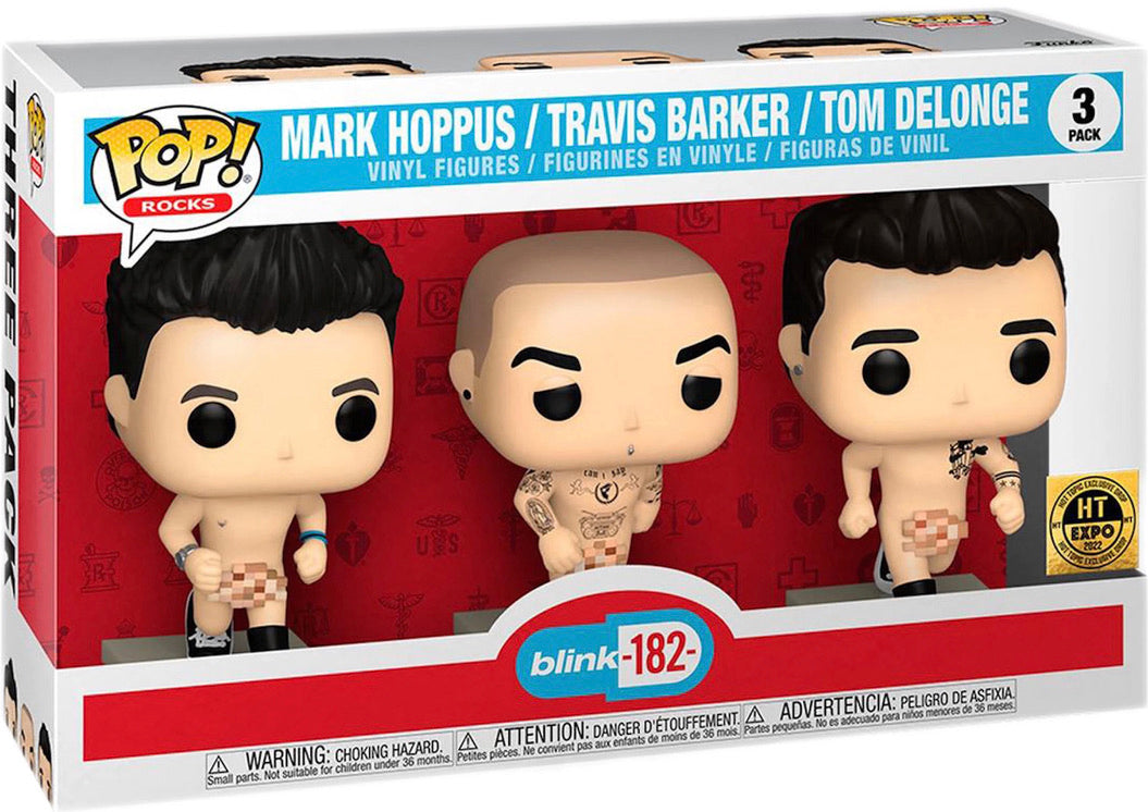 Blink-182 (Rocks) HOT TOPIC EXPO 2022 Exclusive Funko Pop 3-Pack