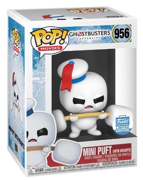 Mini Puft w Weights Ghostbusters Afterlife EXCLUSIVE Funko Pop 956 The Toy Box