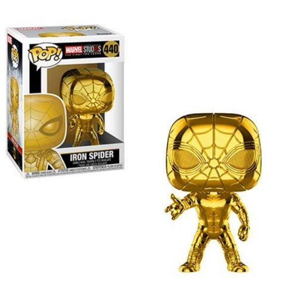 Iron Spider chrome Funko Pop 440 The Toy Box