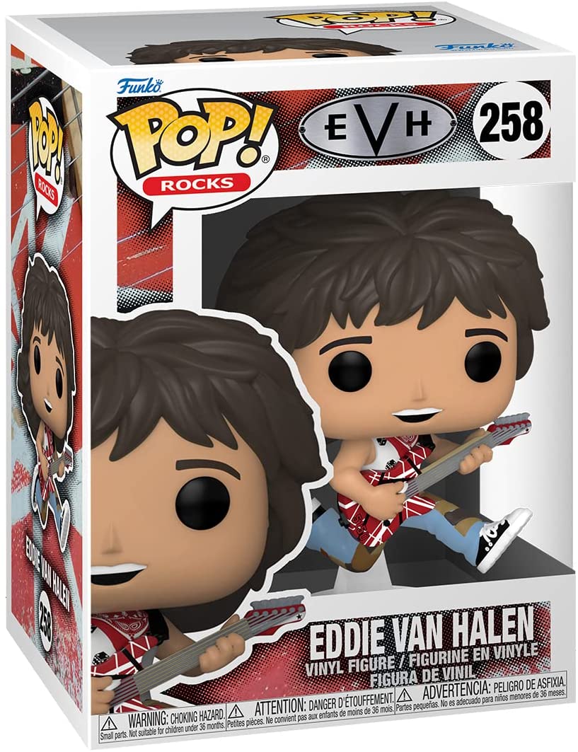 ヴァンヘイレン VAN HALEN FUNKOPOP フィギュア(レア) Eddie Van Halen w/Guitar (Rocks) Funko Pop #258 – The Toy Box