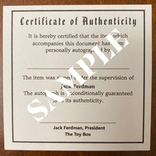 Load image into Gallery viewer, SIGNED Andy Bathgate (New York Rangers) Hockey Puck (w/COA)