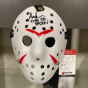 SIGNED Ari Lehman "Friday the 13th" Jason Voorhees Mask - Inscribed "The OG Jason"  w/COA