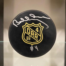 Load image into Gallery viewer, SIGNED Bobby Orr SPECIAL EDITION 50th Anniversary Hockey Puck (w/COA)