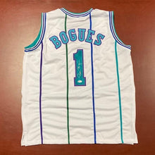 Load image into Gallery viewer, SIGNED  Muggsy Bogues (Charlotte Hornets) Jersey w/COA