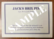 Load image into Gallery viewer, Lego Mosaic &quot;Pulp Fiction: Jules&quot; by Jack Ferdman W/COA