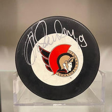 Load image into Gallery viewer, SIGNED Alexei Yashin (Ottawa Senators) Hockey Puck (w/COA)