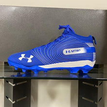 Load image into Gallery viewer, SIGNED Bob Lilly (Dallas Cowboys) Under Armour Football Cleat w/COA Hologram