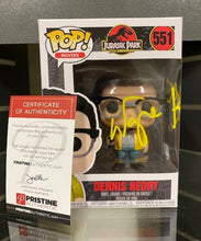 Load image into Gallery viewer, SIGNED Wayne Knight (Dennis Nedry - Jurassic) Funko Pop #551 W/COA