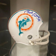 Load image into Gallery viewer, SIGNED Bob Griese Miami Dolphins Mini-Helmet w/COA