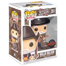Load image into Gallery viewer, Willie Nelson w/Cowboy Hat - EXCLUSIVE Funko Pop #261