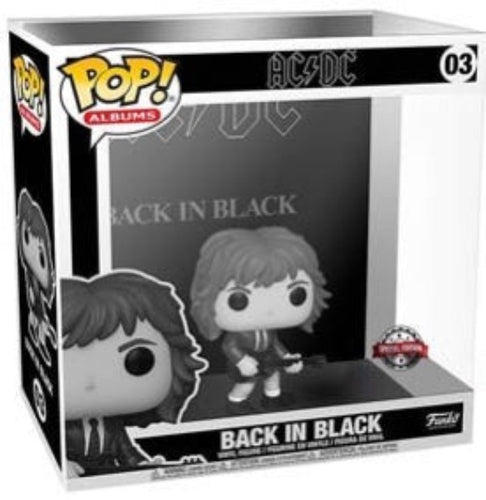 AC/DC - Back in Black (Black & White) EXCLUSIVE ALBUM Funko Pop #03
