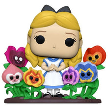 Load image into Gallery viewer, Alice w/Flowers (Alice in Wonderland 70th Anniversary) DELUXE Funko Pop #1057