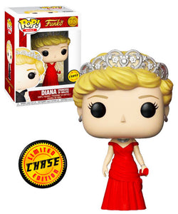 Diana Princess of Wales (Red Dress) CHASE Funko Pop #03