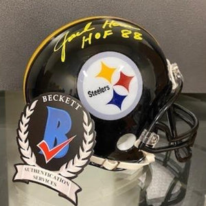 SIGNED Jack Ham (Pittsburgh Steelers) Mini-Helmet w/COA
