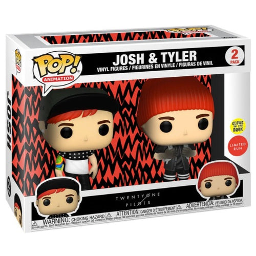 Josh & Tyler (Twenty One Pilots) LIMITED EDITION 2-PACK Funko Pop