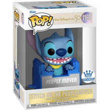 Load image into Gallery viewer, Stitch on the People Mover (Walt Disney World 50th Anniversary) LIMITED EDITION Funko Pop #1165