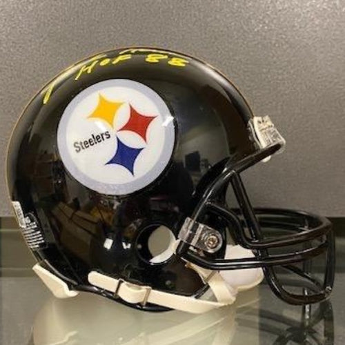 SIGNED Jack Ham (Pittsburgh Steelers) Mini-Helmet w/COA