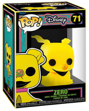 Load image into Gallery viewer, Zero (The Nightmare Before Christmas) BLACKLIGHT Funko Pop #71