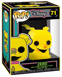Zero (The Nightmare Before Christmas) BLACKLIGHT Funko Pop #71