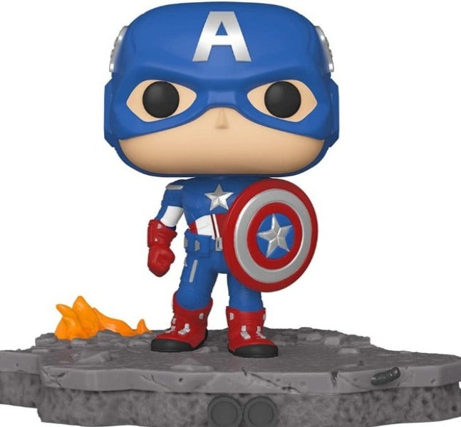 Avengers Assemble: Captain America (AMAZON EXCLUSIVE) DELUXE Funko Pop #589