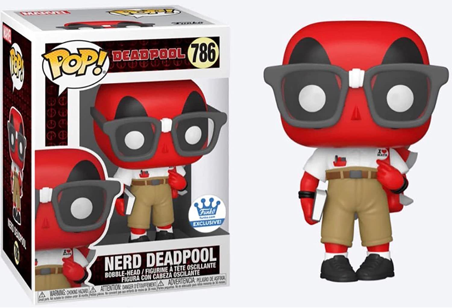 Deadpool - Nerd (Deadpool 30th Anniversary) Funko Exlcusive Funko Pop – The  Toy Box