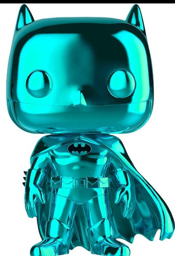 Batman (Teal - Chrome) Limited Edition 2019 Fall Convention Exclusive Funko Pop #144