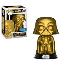 Load image into Gallery viewer, Darth Vader - Metallic Gold (Star Wars) WALMART EXCLUSIVE Funko Pop #157
