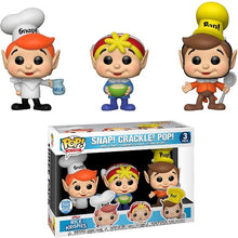 Load image into Gallery viewer, Snap! Crackle! Pop! Rice Krispies Funko Pop 3-Pack - Special Edition
