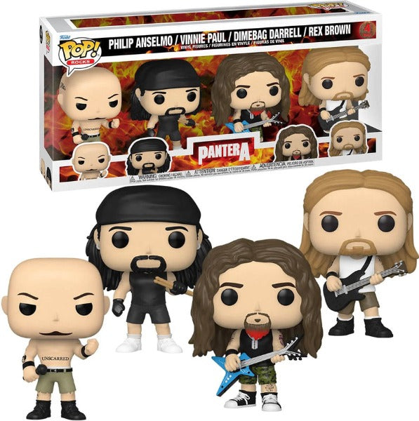 Pantera (Rocks) Funko Pop - 4 PACK