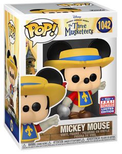 Mickey Mouse (The Three Musketeers) 2021 Summer Convention Funko Pop #1042