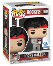 Load image into Gallery viewer, Rocky Balboa w/chicken (Rocky - 45th Anniversary) LIMITED EDITION Funko Pop #1179