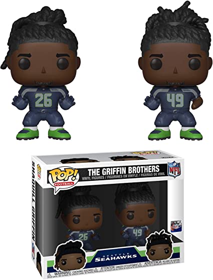 The Griffin Brothers (Seattle Seahawks) Funko Pop 2-Pack