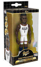 Load image into Gallery viewer, FUNKO GOLD: 5&quot; NBA - Zion Williamson - Home Jersey (New Orleans Pelicans)