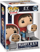 Load image into Gallery viewer, Elliott &amp; E.T. on Bike (E.T.- The Extra Terrestrial) Funko Pop #1252