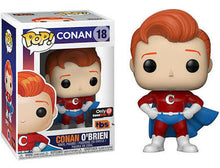 Load image into Gallery viewer, Conan O-Brien (Super Hero) Funko Pop #18