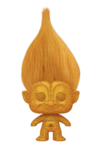Gold Troll (Good Luck Trolls) Funko Pop #08 - LIMITED EDITION DIAMOND COLLECTION