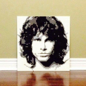 Lego Mosaic "Jim Morrison" by Jack Ferdman w/COA