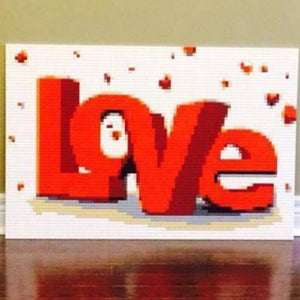 Lego Mosaic "Love" by Jack Ferdman w/COA