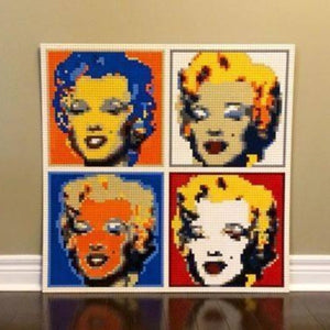 Lego Mosaic "Marilyn 4Ever" by Jack Ferdman w/COA