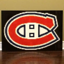 Load image into Gallery viewer, Lego Mosaic &quot;Montreal Canadiens&quot; by Jack Ferdman w/COA