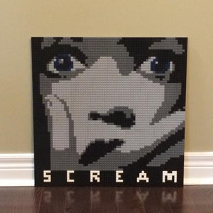 Lego Mosaic "Scream" by Jack Ferdman w/COA