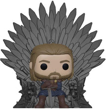Load image into Gallery viewer, Ned Stark on Throne (Game of Thrones) Deluxe Funko Pop #93