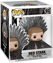 Load image into Gallery viewer, Ned Stark on Throne (Game of Thrones) Deluxe Funko Pop #93