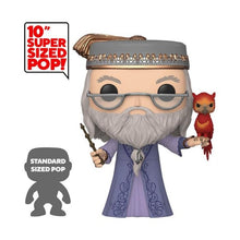Load image into Gallery viewer, 10&quot; Albus Dumbledore with Fawkes Funko Pop #110