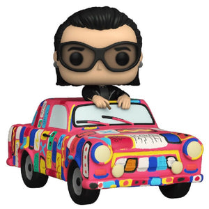 Bono w/Achtung Baby Car (Rides) SUPER DELUXE Funko Pop #293