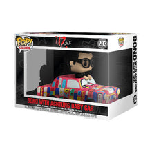 Load image into Gallery viewer, Bono w/Achtung Baby Car (Rides) SUPER DELUXE Funko Pop #293