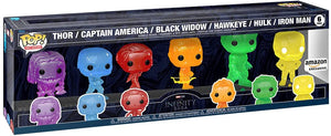 Marvel Infinity - Avengers with Base (6 Pack) ARTIST SERIES AMAZON EXCLUSIVE FUNKO POPS