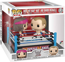 Load image into Gallery viewer, Brett Hart vs. Shawn Michaels in Wrestling Ring - Moment (WWE) Large Funko Pop